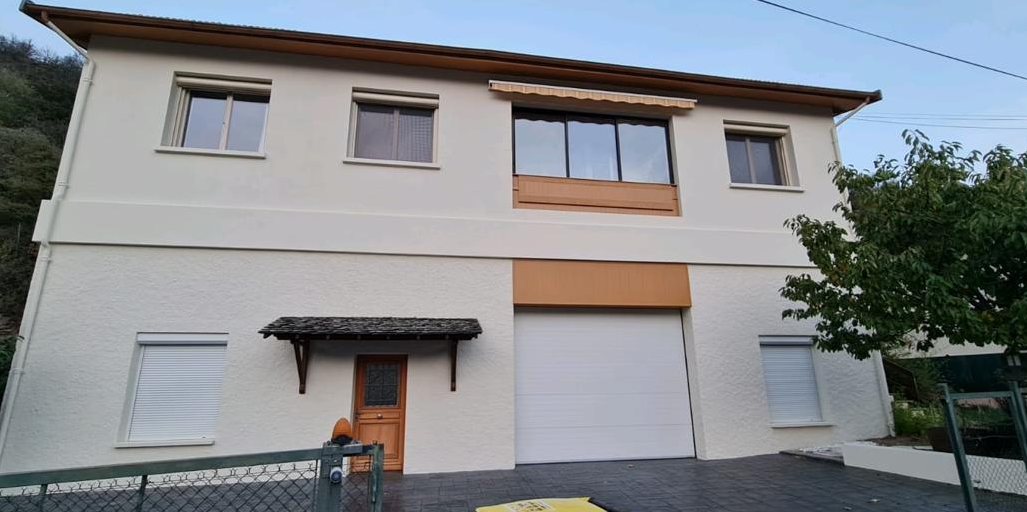 Toiture neuve en tuiles après rénovation complète