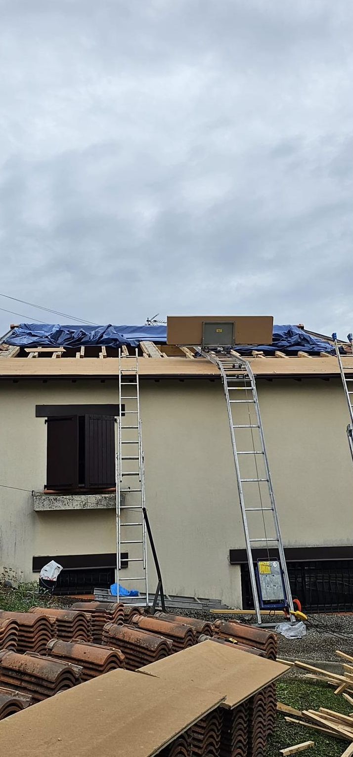 Toiture en tuiles neuves